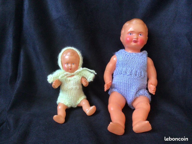 Lot De 3 Petits Baigneurs Petit Colin En Celluloïd – Vintage