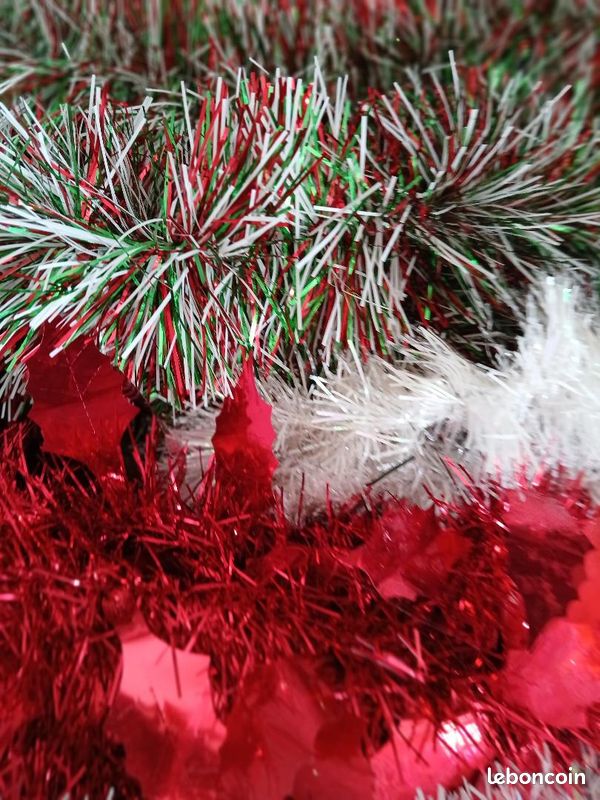 Sapin + decorations de noel rouge / blanc (image 8)
