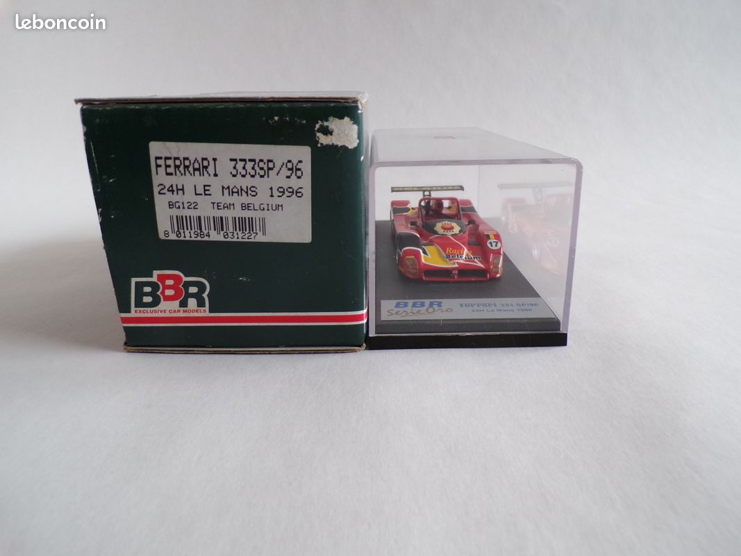 BBR BG88 Ferrari 333 SP/95 #1 24 Heures du Mans 1995 No SPARK 1/43 - Collection