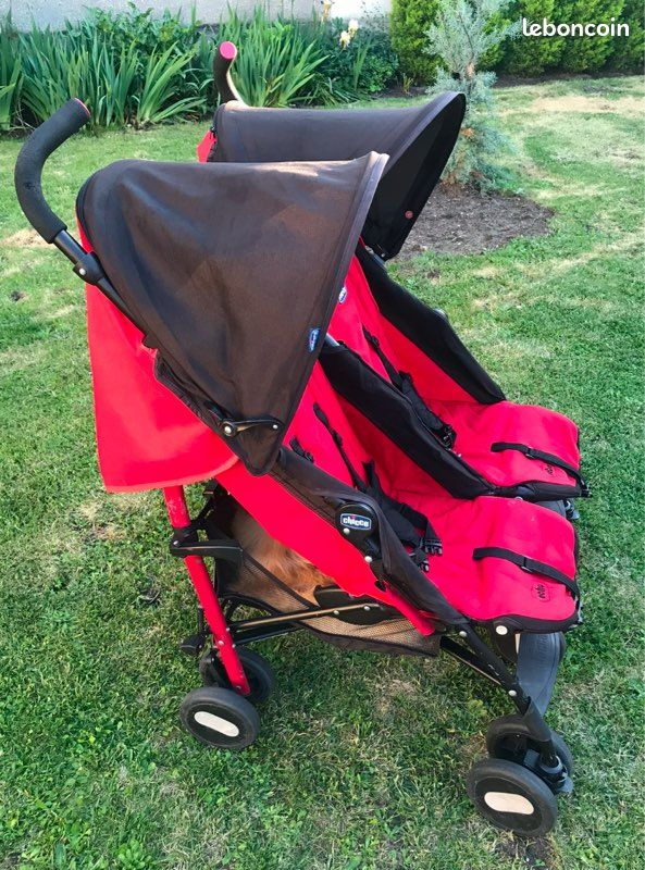 Poussette Canne Poussette Jumeaux Chicco Poussette Double