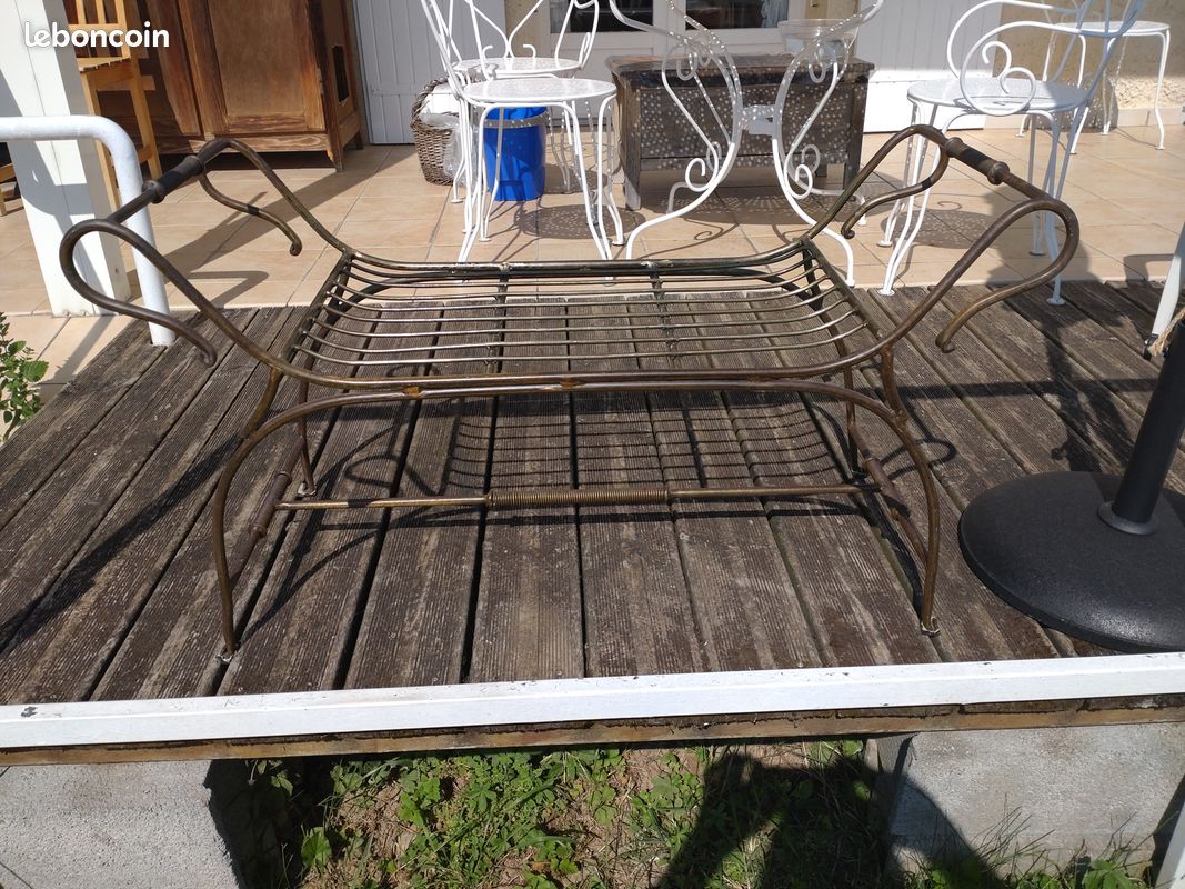 Banc en fer forge (image 8)