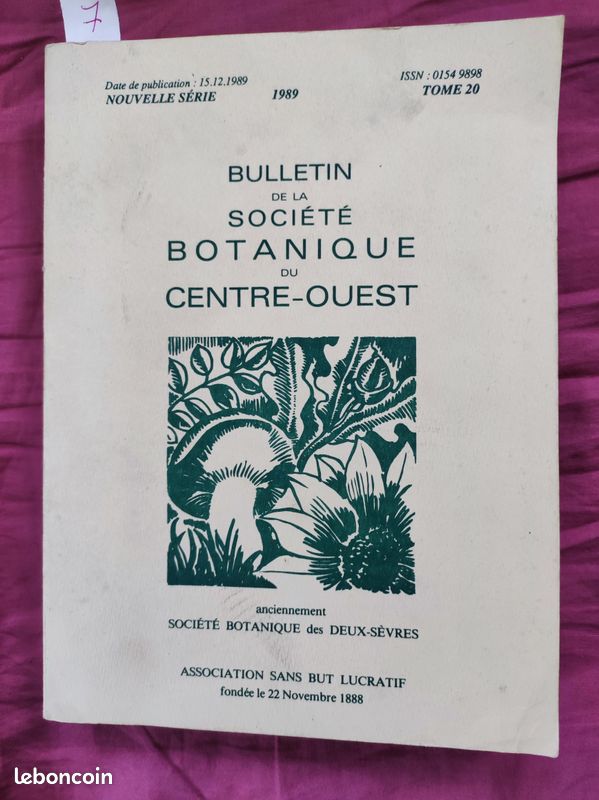 Bulletin de la société botanique du centre-ouest (image 1)