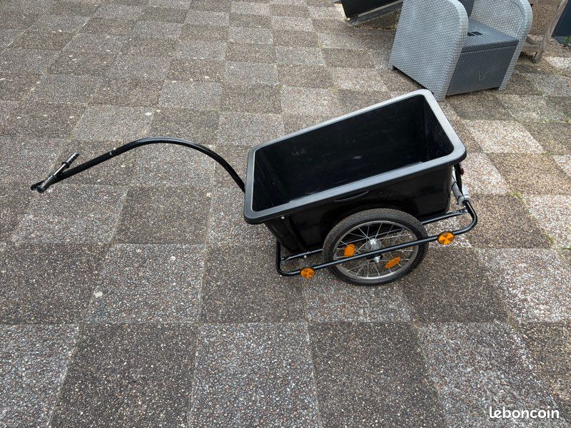 Remorque vélo caisse attelage (image 1)