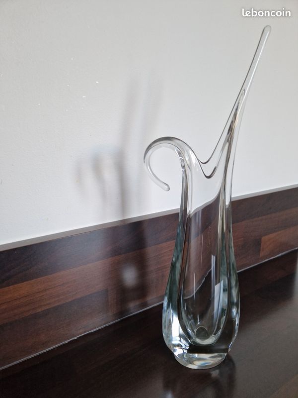 Vase cristal vintage années 70 (image 2)