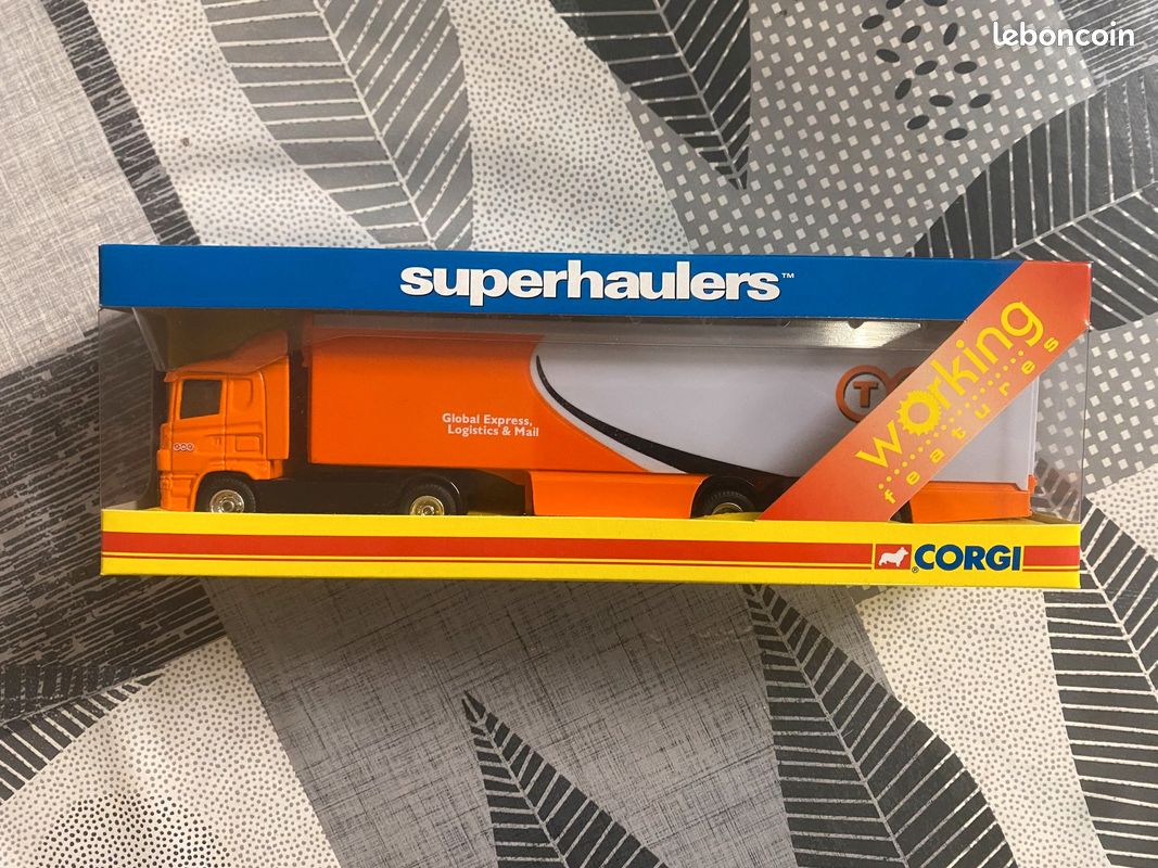 Transporteur De Voitures Scania - Corgi Wheelz TY86635 - Neuf Dans Sa Boîte Jamais Ouverte