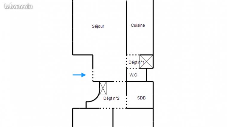 Appartement a louer meudon - 3 pièce(s) - 56 m2 - Surfyn