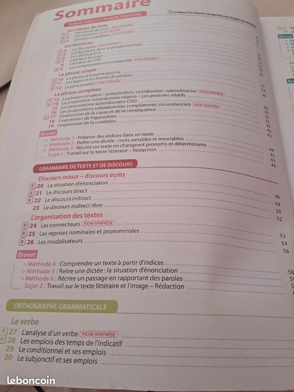 Cahier de français cycle 4 - 3e (image 3)