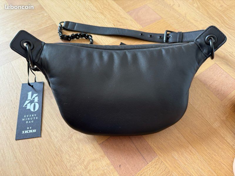 Banane Cuir Noir Ikks Sac Banane Ikks Sac Banane Noir Cuir Sac
