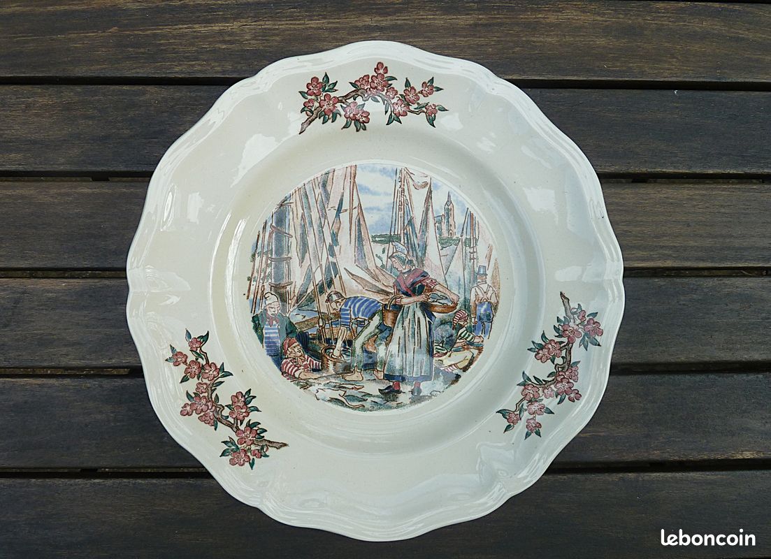Assiettes décoratives "Ma Normandie" Sarreguemines NEUF [à offrir] (image 2)