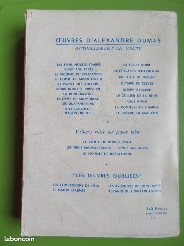 La reine Margot - Tomes 1 et 2 - Alexandre Dumas - Calmann-Levy - 1953 (image 3)