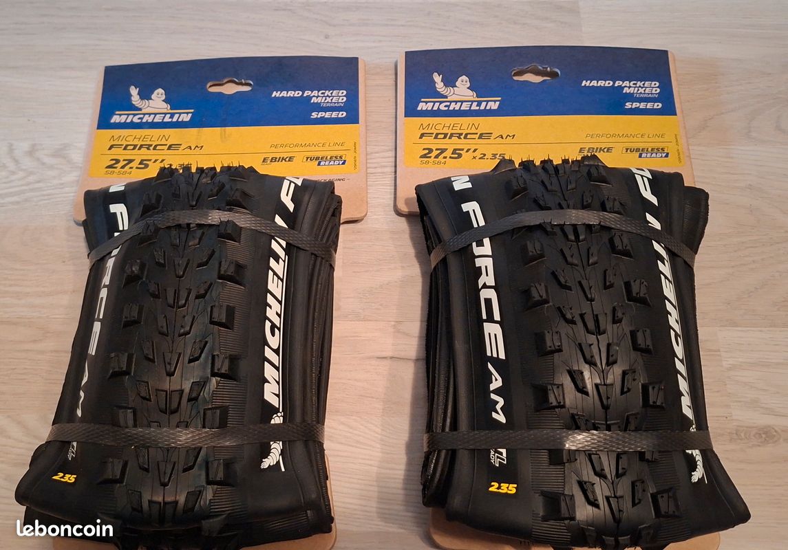 2 Pneus VTT Michelin Force AM 27.5 x 2.35 neufs (image 1)