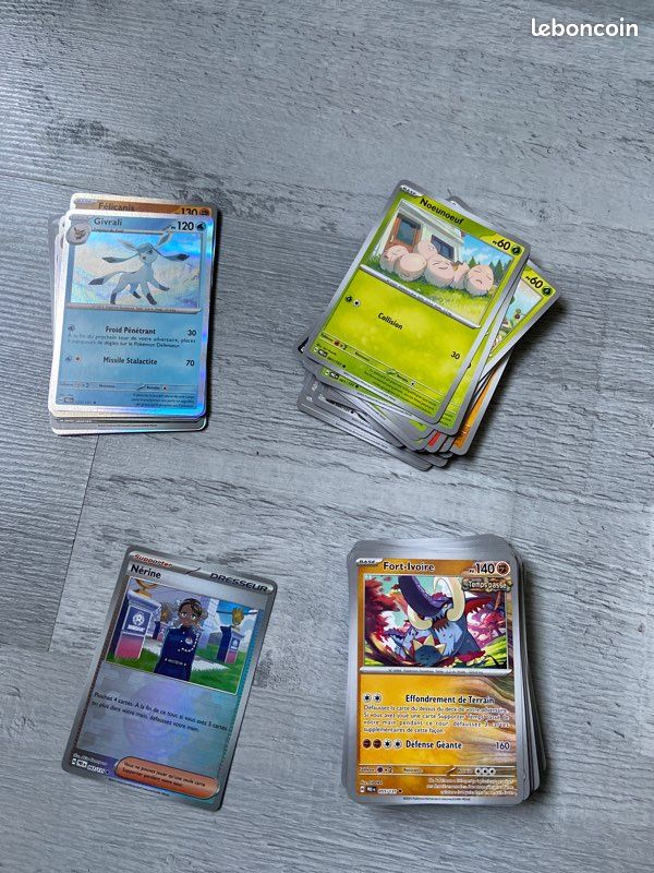 Lot de 203 carte pre fr evolution prismatique dont 1 pokeball 26 holo/revers (image 1)