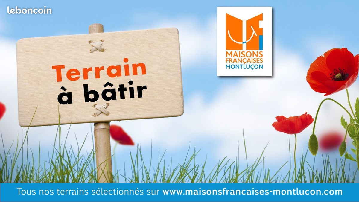 Terrain à bâtir de 494 m² à YZEURE (03) · 35 568 €