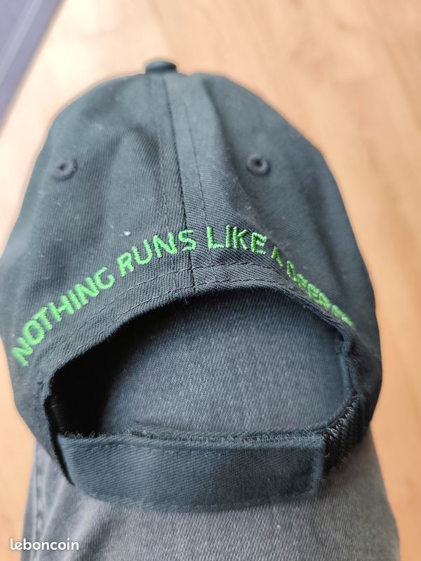 John Deere Nothing Runs Like A Deere Strap back Hat