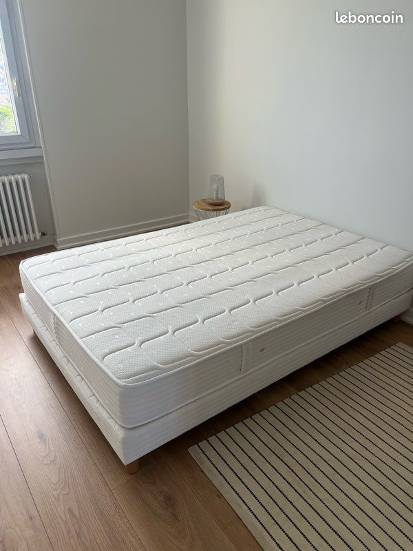 Vente lit double 140x200 IKEA (image 1)
