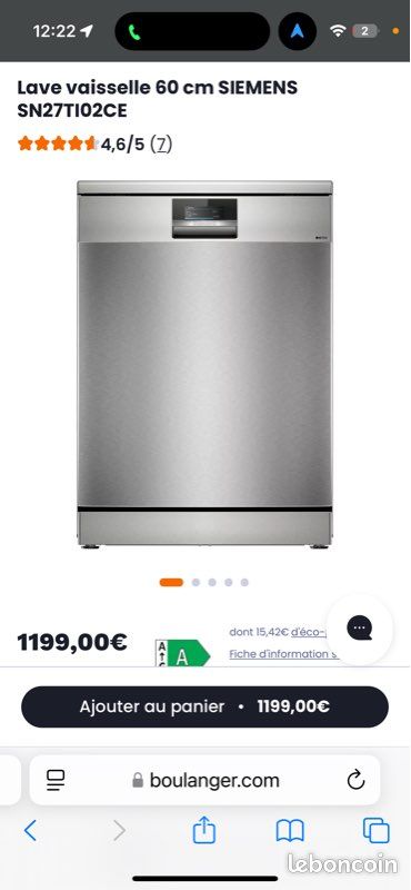 Lave vaisselle Siemens neuf SOUS GARANTIE (image 3)