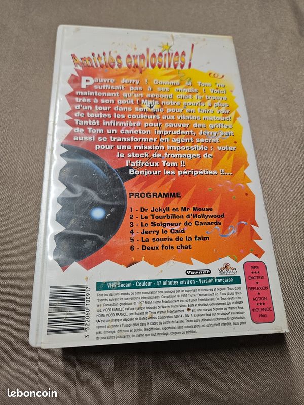 Cassette VHS Tom et Jerry (image 3)
