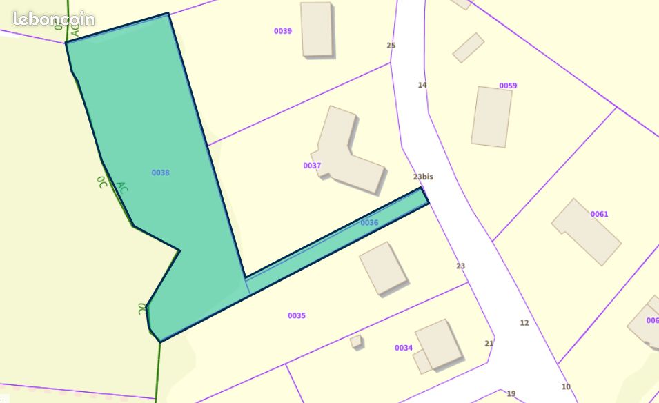 Situé sur la commune de la Fermeté (Nièvre) à 25 mn de Nevers, terrain à bâtir de 2007 m2 · 25 500 €