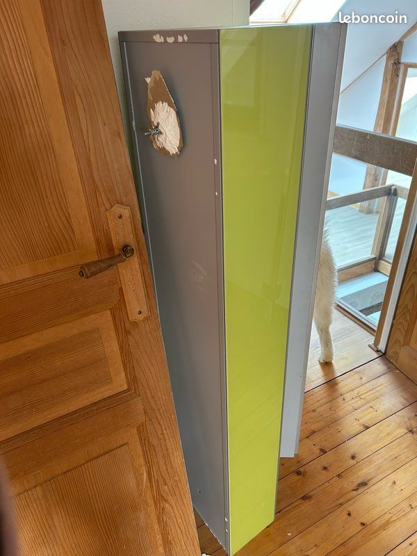 Meuble en verre vert salle de bain ou autre (image 4)