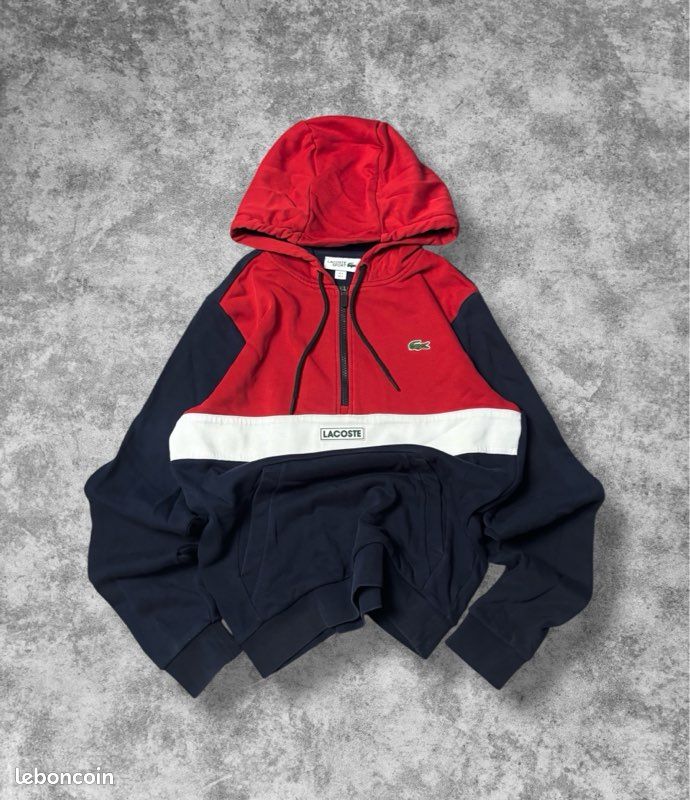 Lacoste Sweat Zippé Gilet Rouge Lacoste Lacoste Gilet ZippÃ