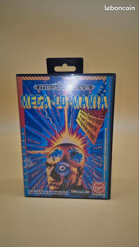 Jeu SEGA Mega Drive MEGA-LO-MANIA Complet – Bon état – 1992 – Stratégie