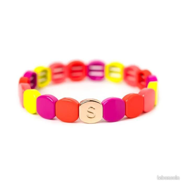 Simone a bordeaux - bracelet colorful pepsi reglable (image 1)