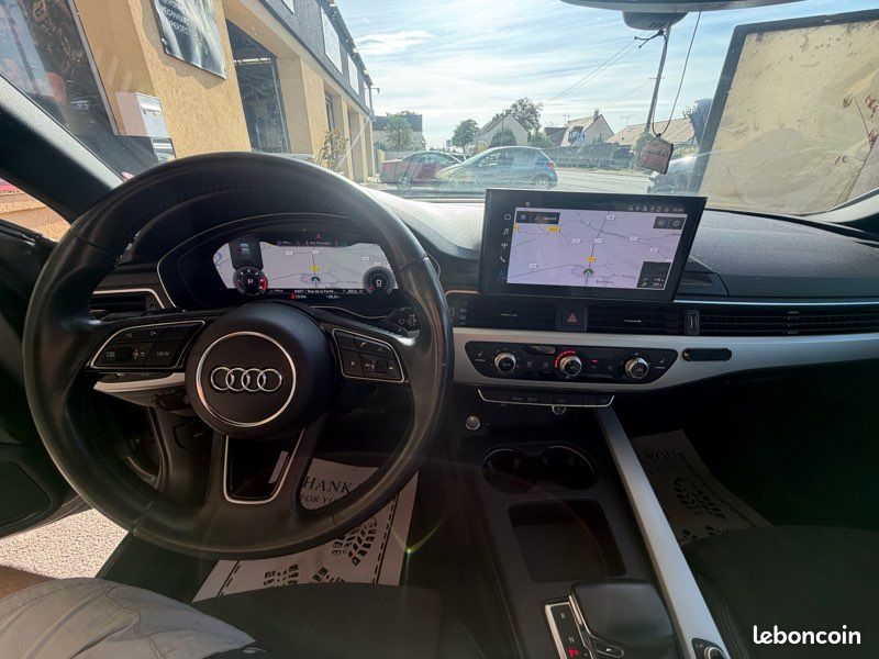 AUDI A4 B9,5 AVANT 30 2.0TDI HYBRID 215.000km CT-6mois CAR-PLAY , BT , NAVI, MMI , COCKPIT VIRTUAL , boite auto , jantes alu R17 , pneus neuf , feux LED avant et arrière , GSP tactile , distr. Neuf (image 3)