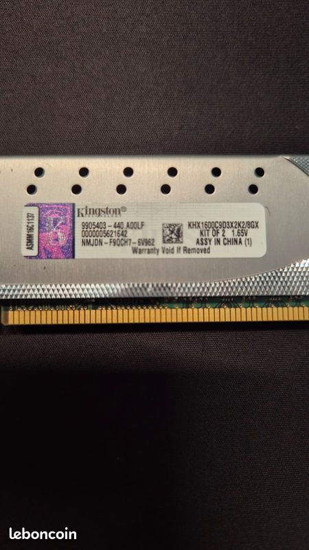 Kingston 4GB DDR3-1600 CL9 (image 2)