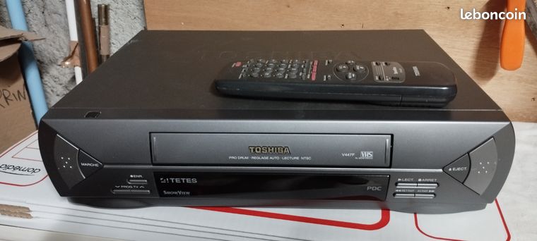 Toshiba Magnétoscope Lecteur VHS Enregistreur de Casette Vidéo M-471 - Sans Télécommande - Fonctionne Très bien