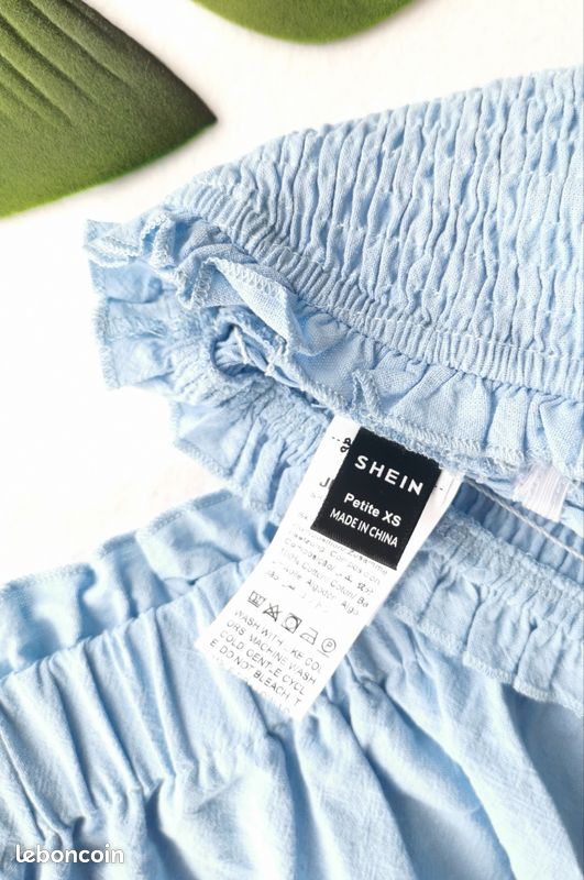 Jupe Bleue Marchetta - 100% Coton, Taille S, Occasion Très Bon état