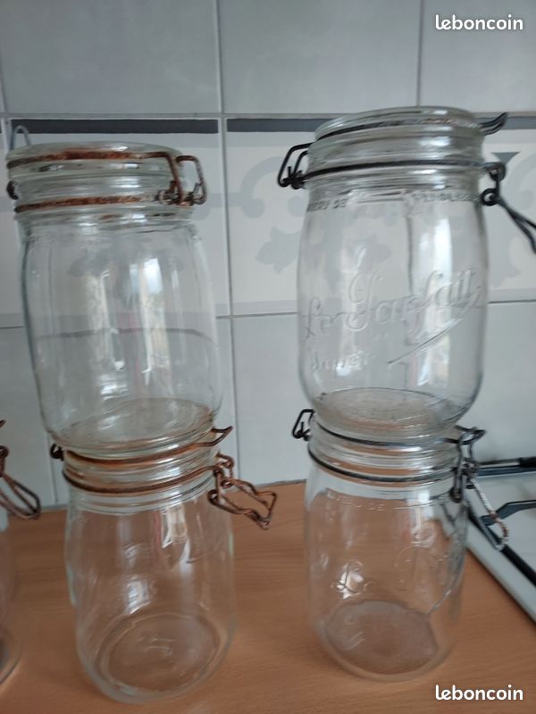 Lot 6 bocaux divers marque 1l avec défaut (image 5)