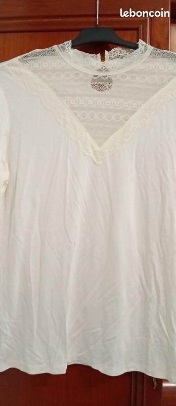 Tunique femme dentelle, manche longue (image 3)