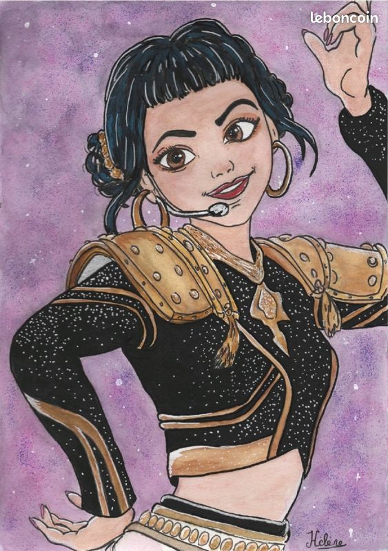 Dessin traditionnel Zoey Kpop Démon Hunter (image 1)