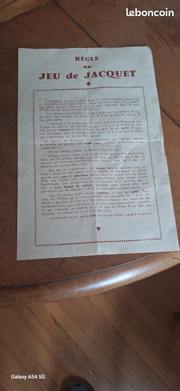 Jeu Backgammon (image 6)