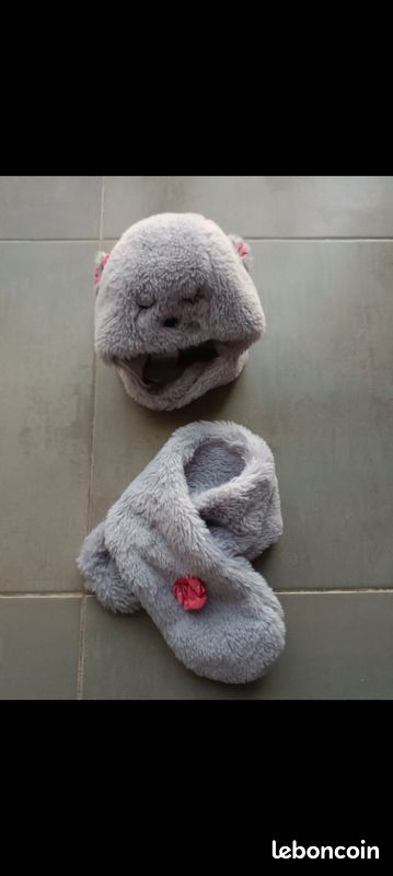Ensemble bonnet chapka et écharpe bébé fille en 18-24 mois (image 1)