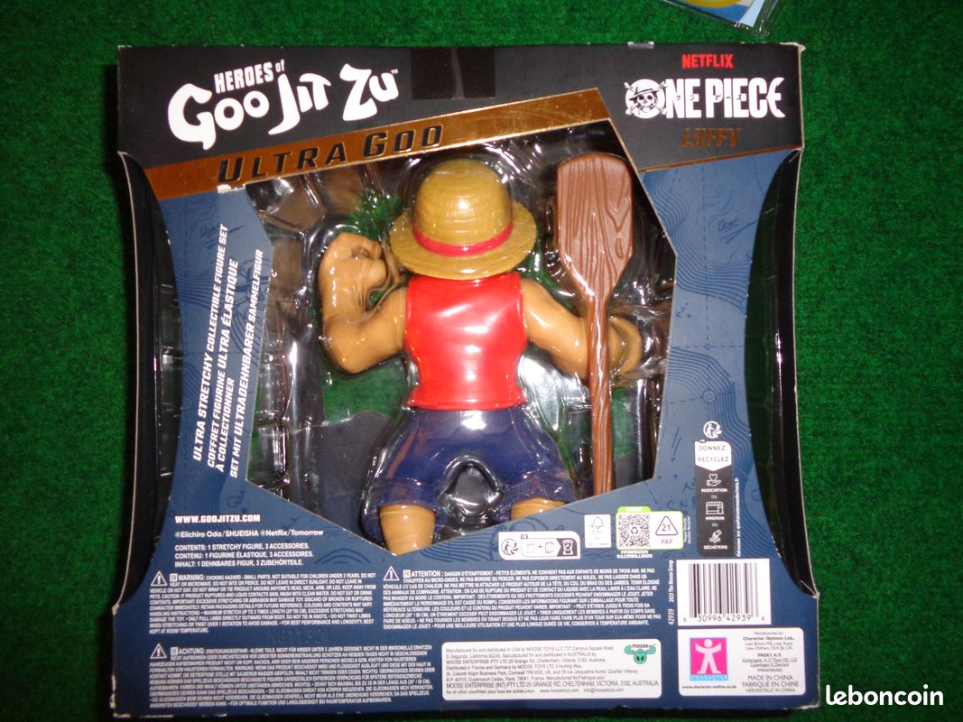 Heroes of Goo Jit Zu: Lot de 3 blister neuf "Marvel-One Piece-Sonic" (image 7)