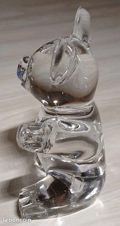 Figurine Ours En Cristal Transparent - Presse-Papier Décoratif, Cadeau Élégant Pour Bureau, Salon Ou Collection