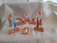Ancien Santon De Crèche Devineau - Âne Et Bœuf - Taille 4 - Occasion