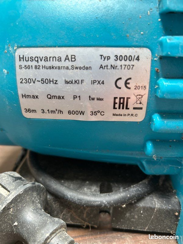 Pompe à eau Gardena Husqvarna AB 3000 (image 3)