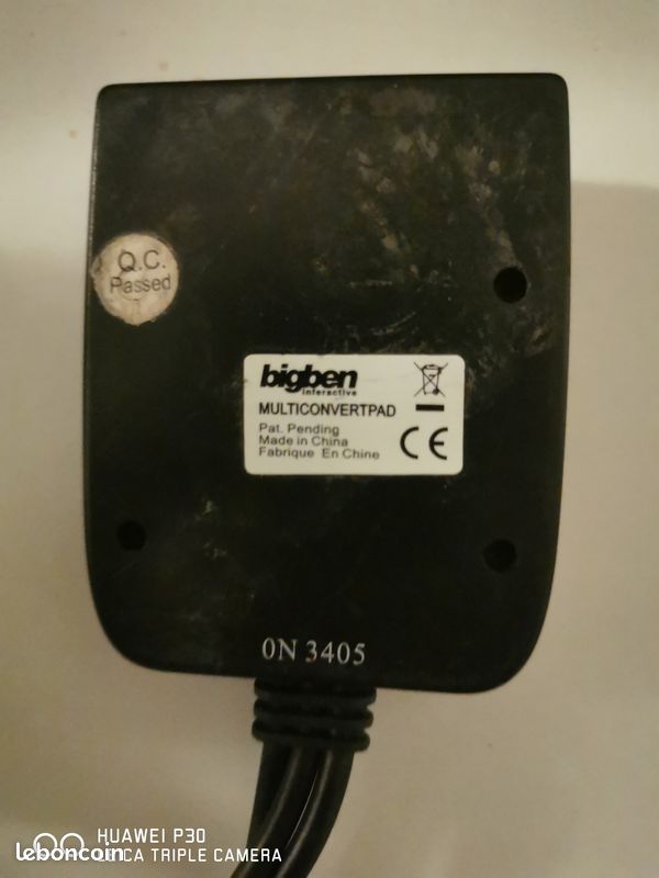 Bigben Adaptateur manette multi format pour Xbox, GameCube ou PC (image 1)