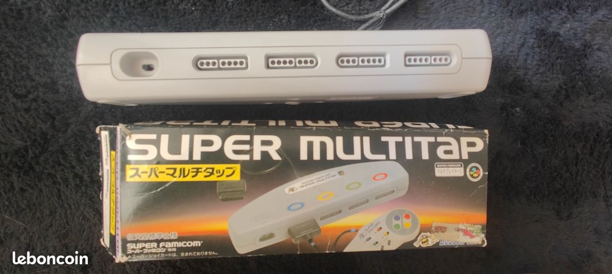 SUPER FAMICOM MULTI tap 2 manette game sfc Nintendo Japan jp snes bomberman EUR 28,97 - FR