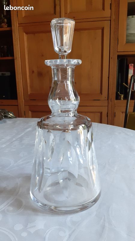 Cristallerie Saint Louis Verres en cristal + 2 Carafes Modèle Massenet