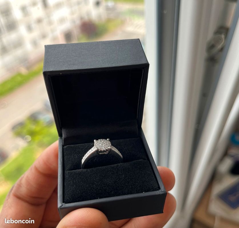 Marc Orian Bague Diamant Bague Chou Or Blanc Diamant