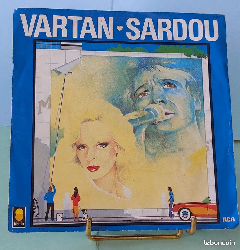 45T vinyle, Vartan-Sardou "La première fois qu'on s'aimera" (image 1)