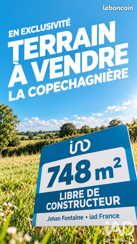 Terrain 748 m² · à La Copechagnière · 748 m² · 60 000 €
