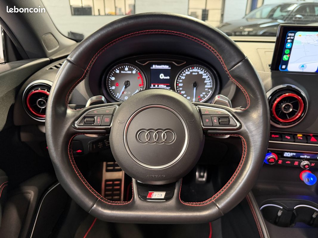 AUDI S3 CABRIOLET 2.0 TFSI 300cv QUATTRO S-Tronic 6 / BO / GRIS NARDO / CARPLAY / ENTRETIEN COMPLET (image 23)