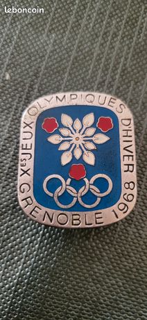 Broche Pin's Jeux Olympiques Grenoble 1968 - Objet De Collection Souvenir B 424445