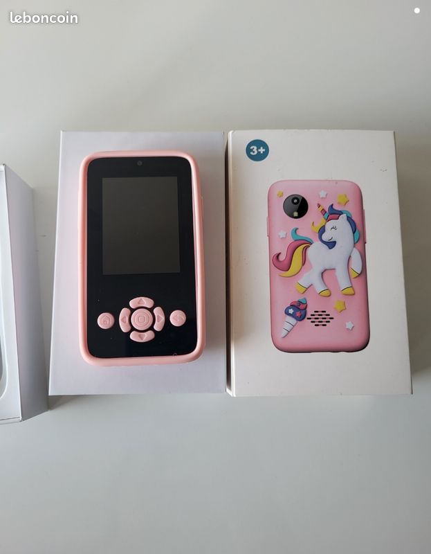 Lot De 2 Téléphones Portables Licorne Pour Bébé - Rose Et Bleu, Jouets Interactifs Sensoriels Et Moteurs Dès 6 Mois, Parfait Pour Voyages Et Cadeau 1 An