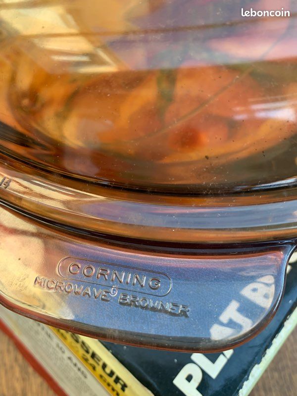 Plat en verre vintage Corning (image 9)