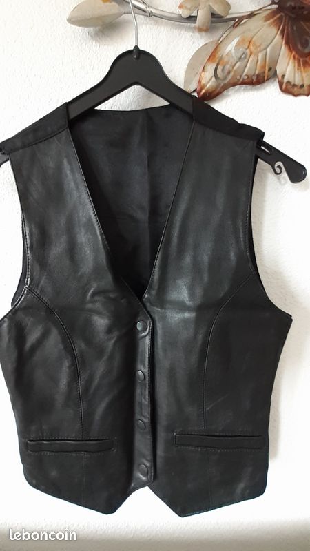 Gilet cuir (image 1)